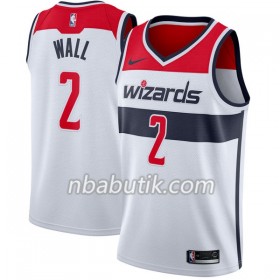 NBA Mænd Trøje Washington Wizards John Wall 2 Nike 2017-18 Hvid Swingman